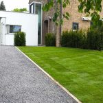 Ardenner split (grind) met onderliggende matten van _