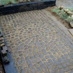 Sierbestrating; Terras met keitjes